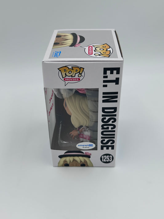 Matthew De Meritt Signed and Inscribed "Phone Home!" E.T. #1253 Funko Pop! Vinyl Figure (ACOA)