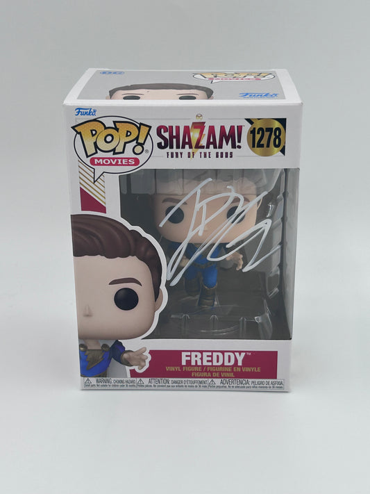 Jack Dylan Grazer Signed Freddy "Shazam!" #1278 Funko Pop! Vinyl Figure (JSA Witnessed)