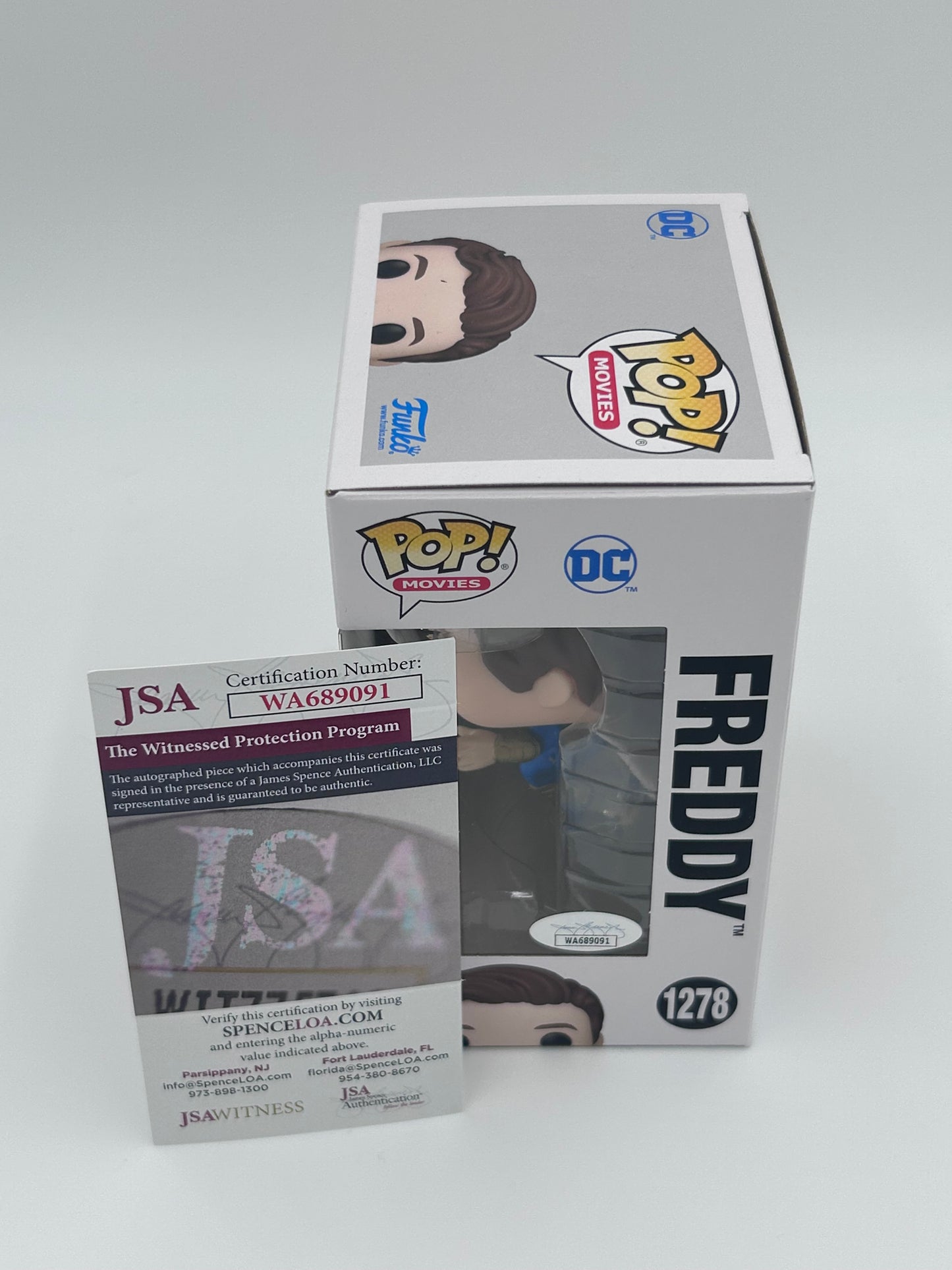 Jack Dylan Grazer Signed Freddy "Shazam!" #1278 Funko Pop! Vinyl Figure (JSA Witnessed)