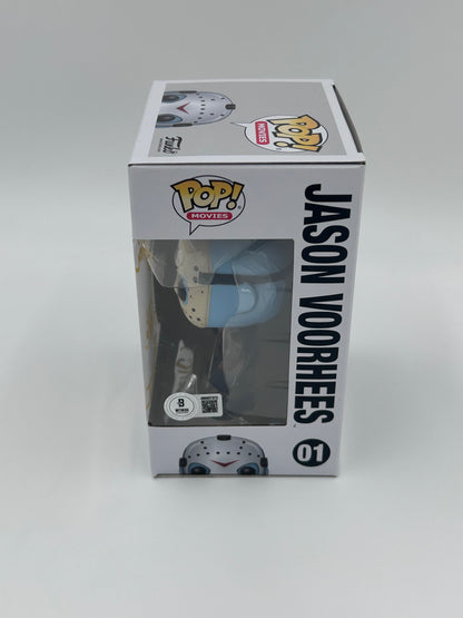 Warrington Gillette Signed and Inscribed "Jason II" Jason Voorhees "Friday The 13th" #01 Funko Pop! Vinyl Figure (Beckett Witnessed)