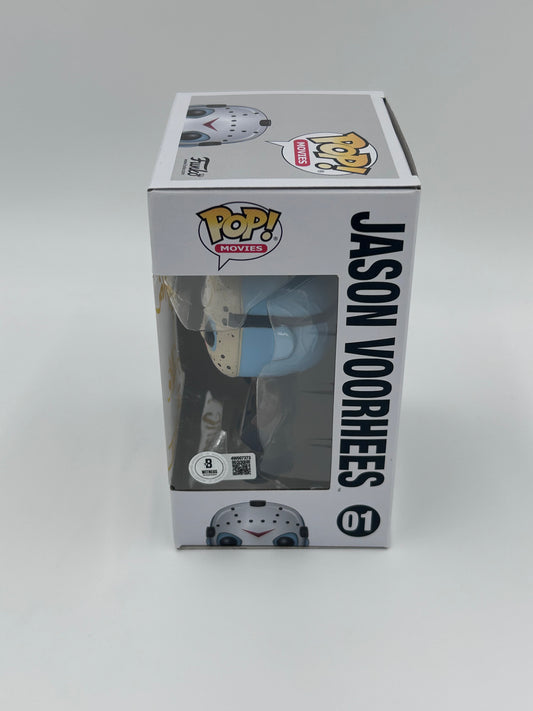 Warrington Gillette Signed and Inscribed "Jason II" Jason Voorhees "Friday The 13th" #01 Funko Pop! Vinyl Figure (Beckett Witnessed)