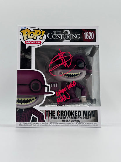 Javier Botet Signed And Inscribed "Crooked Man" The Crooked Man "The Conjuring 2" #1620 6" Funko Pop! Vinyl Figure (Beckett Witnessed)