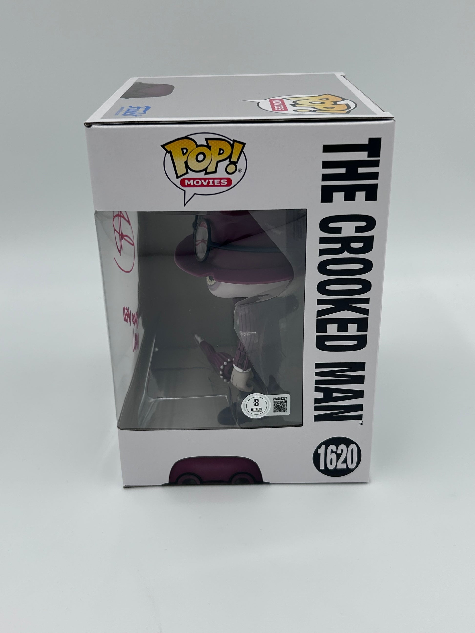 Photo of Javier Botet Signed And Inscribed "Crooked Man" The Crooked Man "The Conjuring 2" #1620 6" Funko Pop! Vinyl Figure (Beckett Witnessed) at InkedAuction.com.