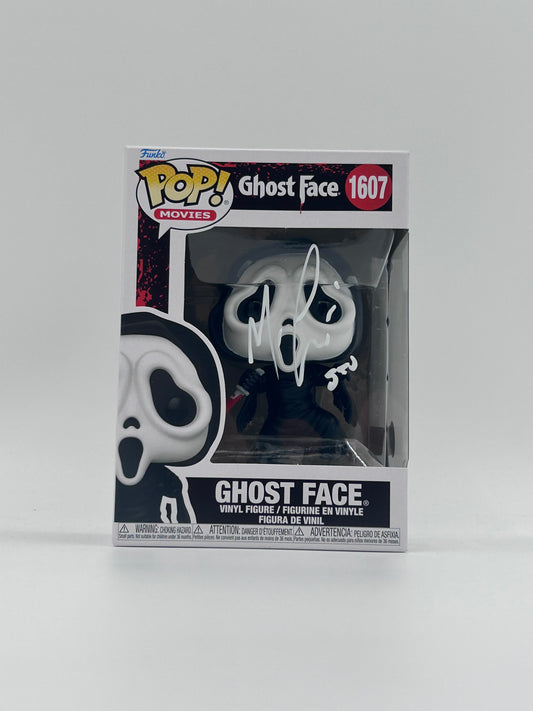 Matthew Lillard Signed And Inscribed "Stu" Ghostface "SCREAM" #1607 Funko Pop! Vinyl Figure (Beckett Witnessed)