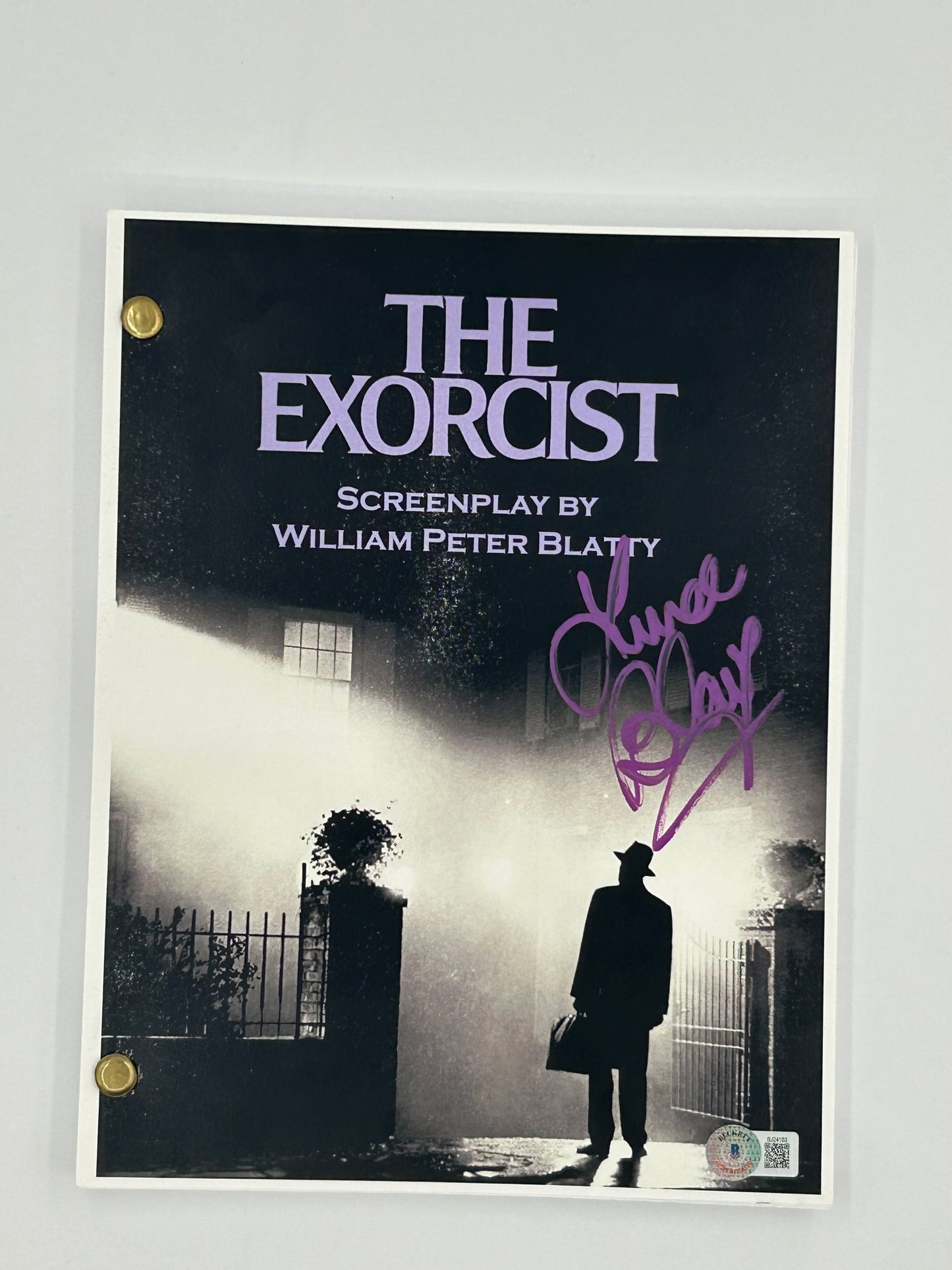 Linda Blair Signed "The Exorcist" Script (Beckett)
