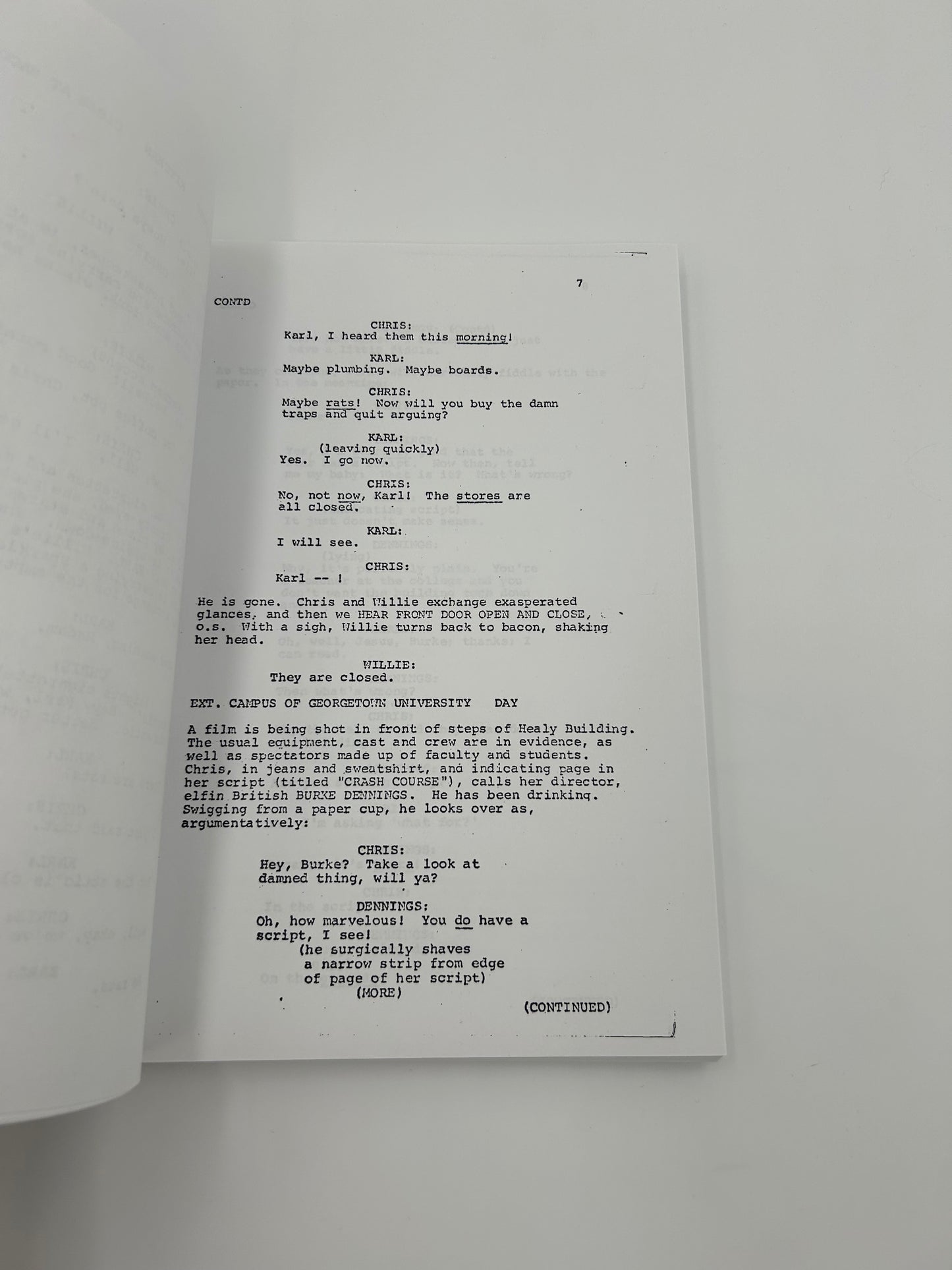 Linda Blair Signed "The Exorcist" Script (Beckett)