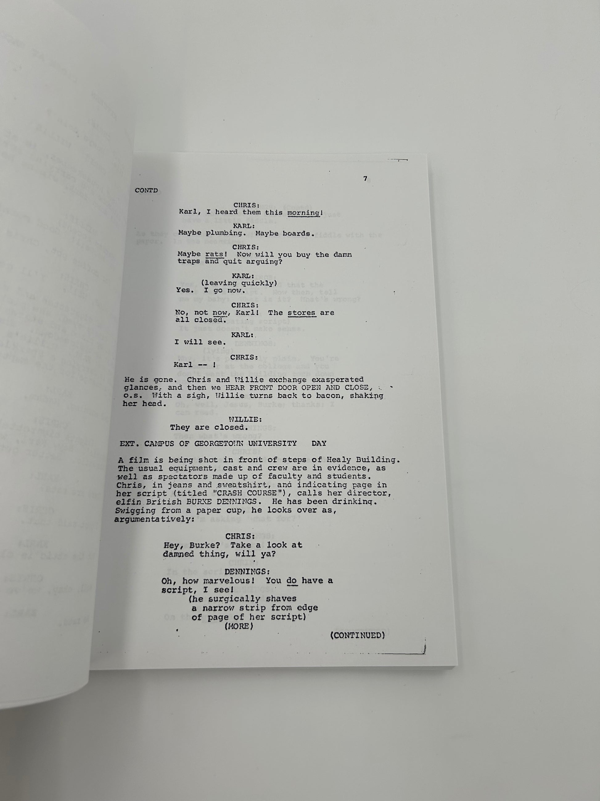 Photo of Linda Blair Signed "The Exorcist" Script (Beckett) at InkedAuction.com.