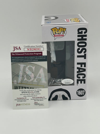 Skeet Ulrich Signed And Inscribed "-Billy" Ghostface "SCREAM" #1607 Funko Pop! Vinyl Figure (JSA Witnessed)