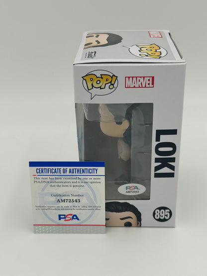 Matt Damon Signed Loki "Loki" #895 Funko Pop! Vinyl Figure (PSA) (See Description)