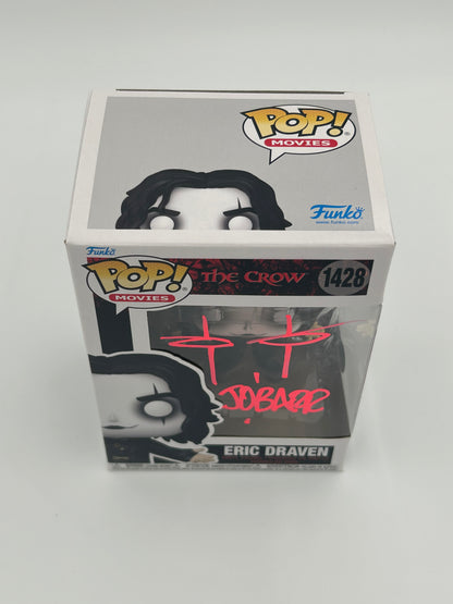 James O'Barr Signed With Eye Drawing Eric Draven "The Crow" #1428 Funko Pop! Vinyl Figure (Beckett)