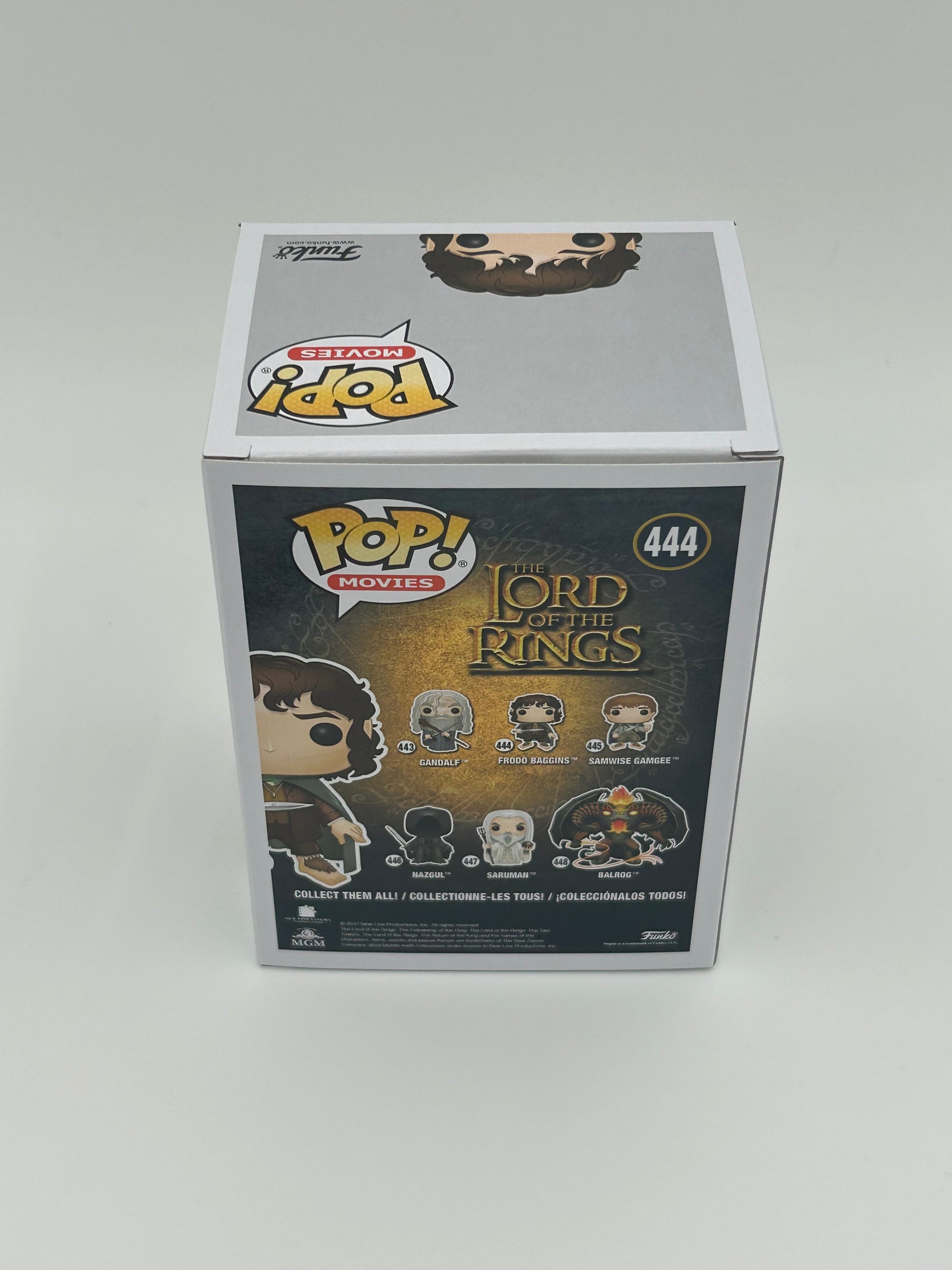 Photo of Elijah Wood Signed Frodo Baggins "The Lord of the Rings" #444 Funko Pop! Vinyl Figure (JSA Witnessed) at InkedAuction.com.