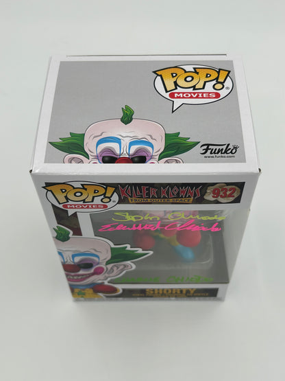Chiodo Bros Signed Shorty "Killer Klowns From Outer Space" #932 Funko Pop! Vinyl Figure (JSA Witnessed)