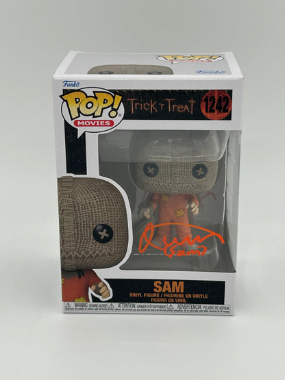 Quinn Lord Signed and Inscribed "Sam" Sam "Trick 'r Treat" #1242 Funko Pop! Vinyl Figure (JSA Witnessed)