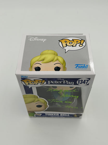 Margaret Kerry Signed and Inscribed "Tinker Bell" Tinker Bell "Peter Pan" #1347 Funko Pop! Vinyl Figure (JSA Witnessed)