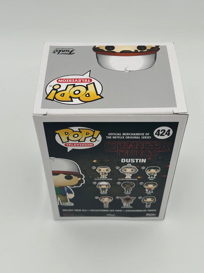 Gaten Matarazzo Signed Dustin "Stranger Things" #424 Funko Pop! Vinyl Figure (JSA)