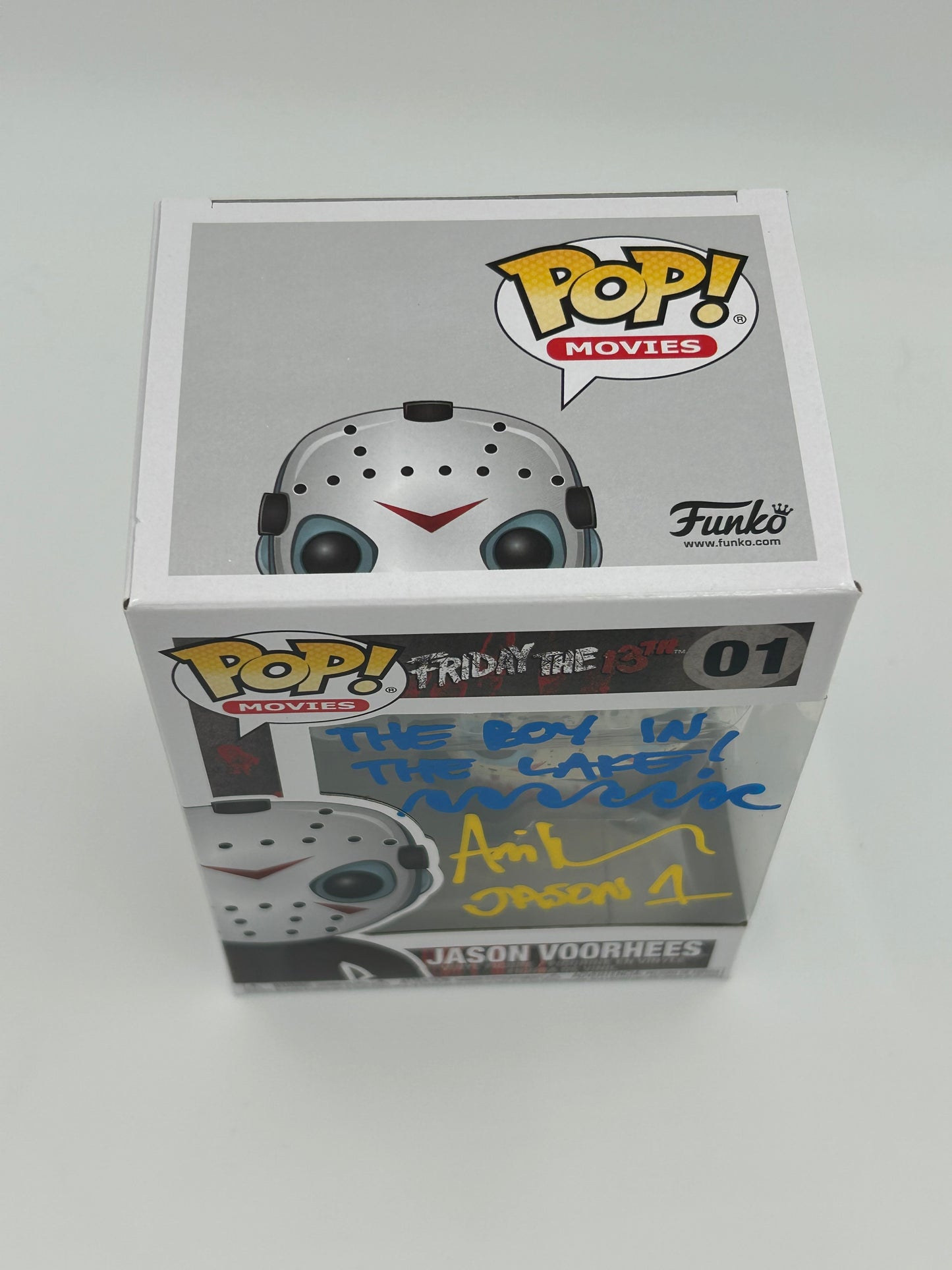 Ari Lehman Signed And Inscribed "The Boy In The Lake" Jason Voorhees "Friday The 13th" #01 Funko Pop! Vinyl Figure (JSA)