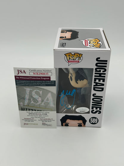 Cole Sprouse Signed And Inscribed "Jug" Jughead Jones "Riverdale" #589 Funko Pop! Vinyl Figure (JSA Witnessed)