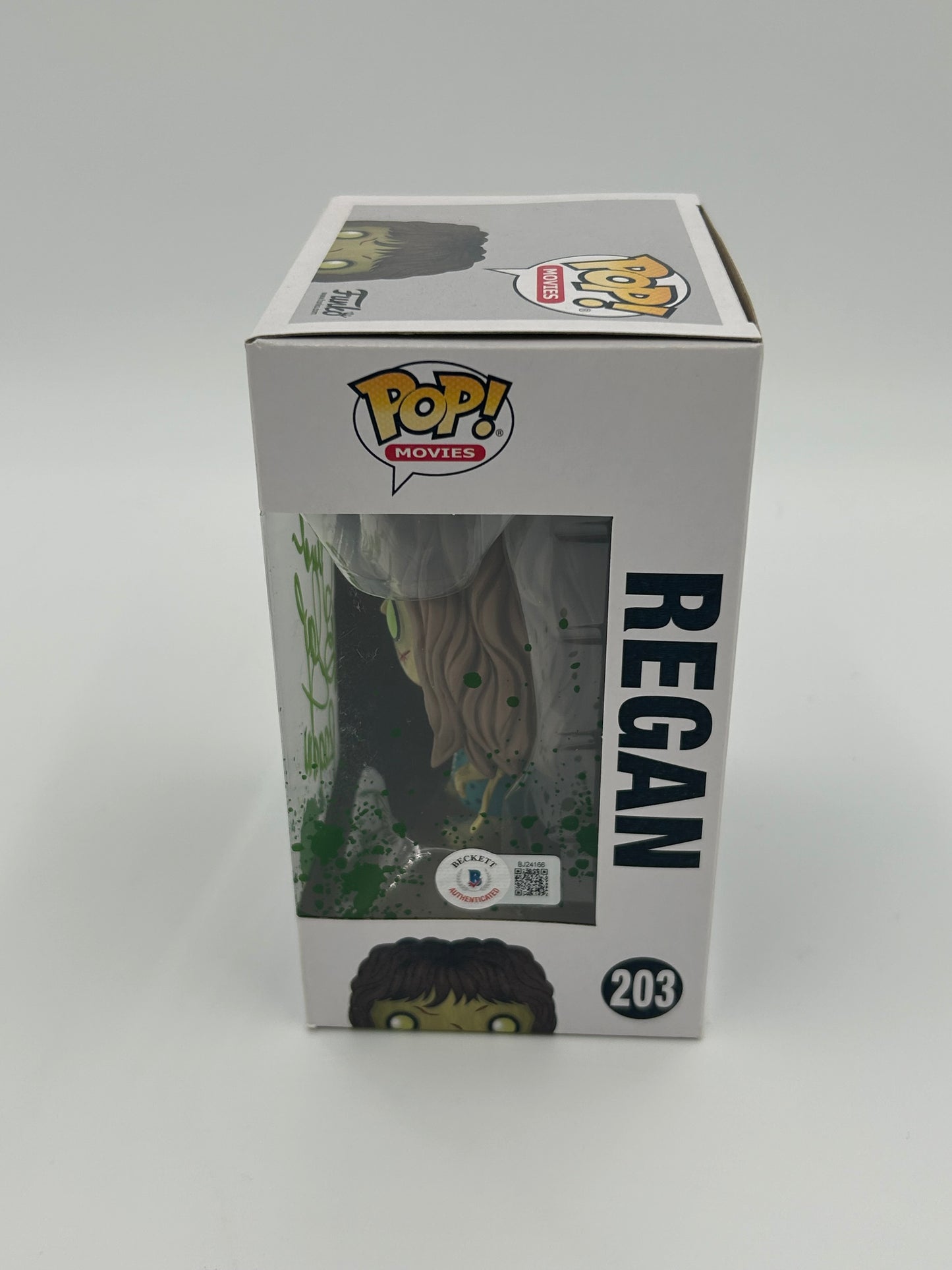 Linda Blair Signed And Inscribed "Regan" Regan "The Exorcist" #203 Funko Pop! Vinyl Figure (Beckett)
