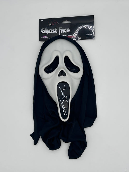 Liana Liberato Signed And Inscribed "Quinn" "Scream" Ghostface Mask (JSA Witnessed)