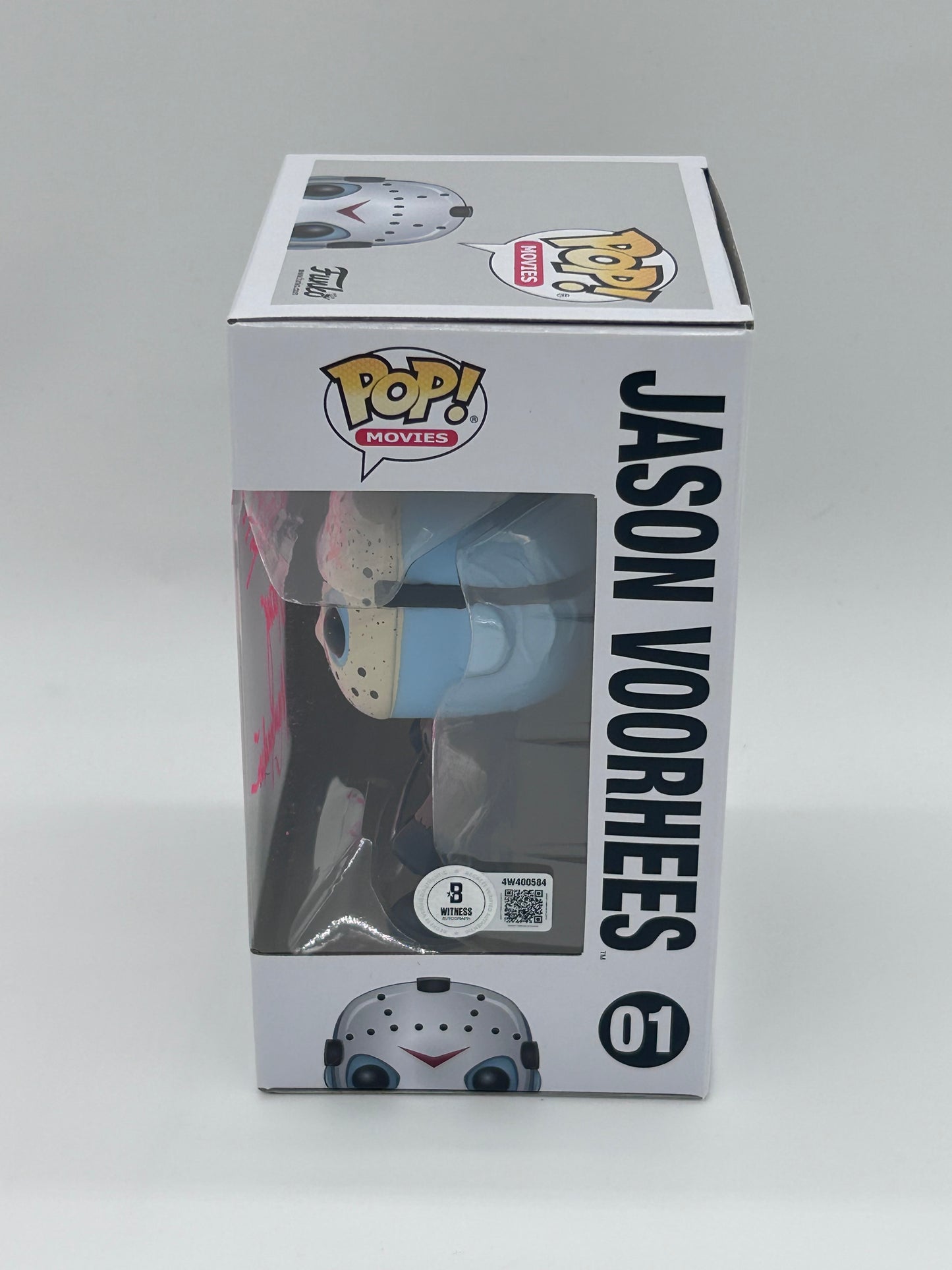Harry Manfredini Signed With Music Sheet Sketch Jason Voorhees "Friday The 13th" #01 Funko Pop! Vinyl Figure (Beckett Witnessed)