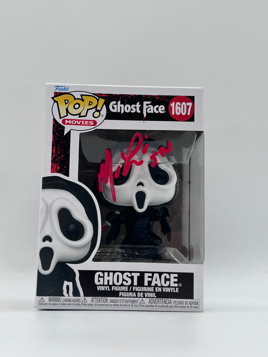 Matthew Lillard Signed And Inscribed "Stu" Ghostface "SCREAM" #1607 Funko Pop! Vinyl Figure (JSA Witnessed)