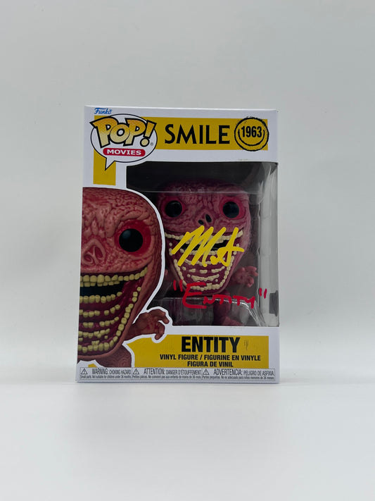 Marti Matulis Signed and Inscribed "Entity" Entity "Smile" #1963 Funko Pop! Vinyl Figure (Beckett Witnessed)