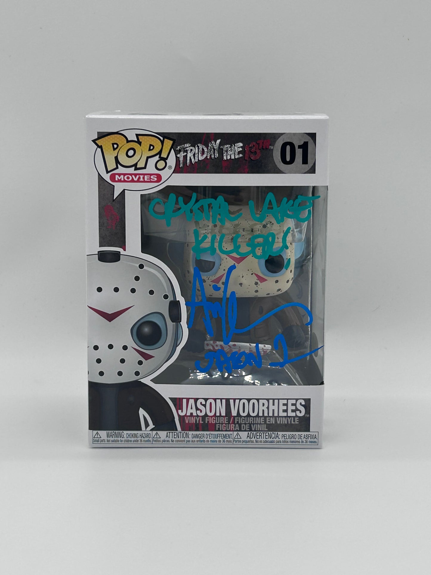 Ari Lehman Signed and Quoted Jason Voorhees "Friday the 13th" #01 Funko Pop! Vinyl Figure (JSA)