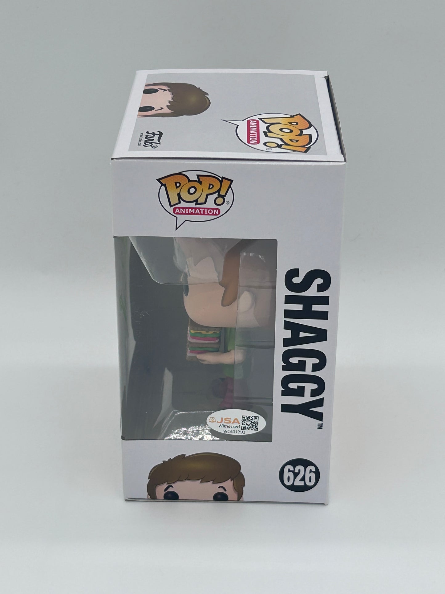 Matthew Lillard Signed And Inscribed "Zoinks!" Shaggy "Scooby-Doo" #626 Funko Pop! Vinyl Figure (JSA Witnessed)