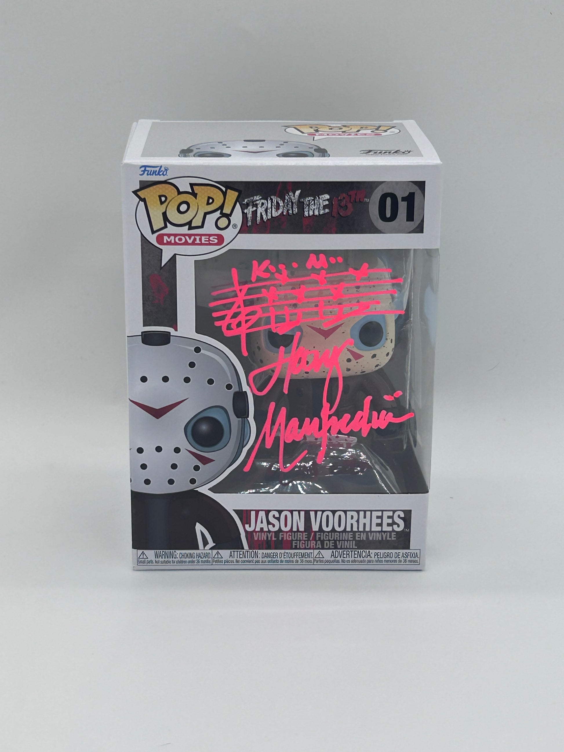 Photo of Harry Manfredini Signed and Sketched Jason Voorhees "Friday the 13th" #01 Funko Pop! Vinyl Figure (Beckett Witnessed) at InkedAuction.com.