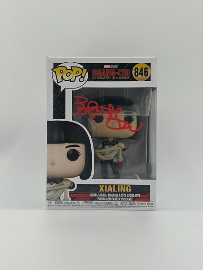 Meng'er Zhang Signed Xailing "Shangi-Chi" #846 Funko Pop! Vinyl Figure (Beckett Witnessed) (See Description)