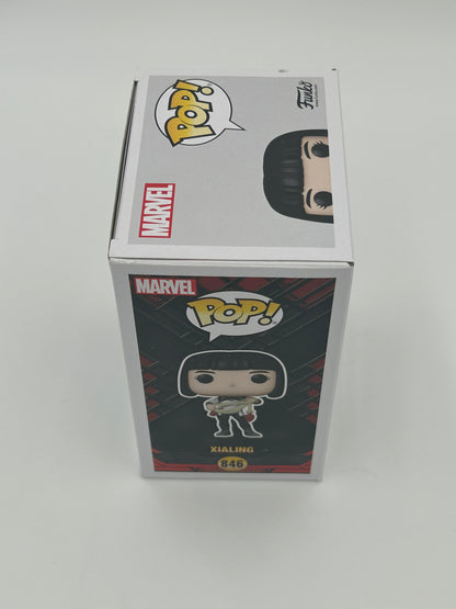 Meng'er Zhang Signed Xailing "Shangi-Chi" #846 Funko Pop! Vinyl Figure (Beckett Witnessed) (See Description)