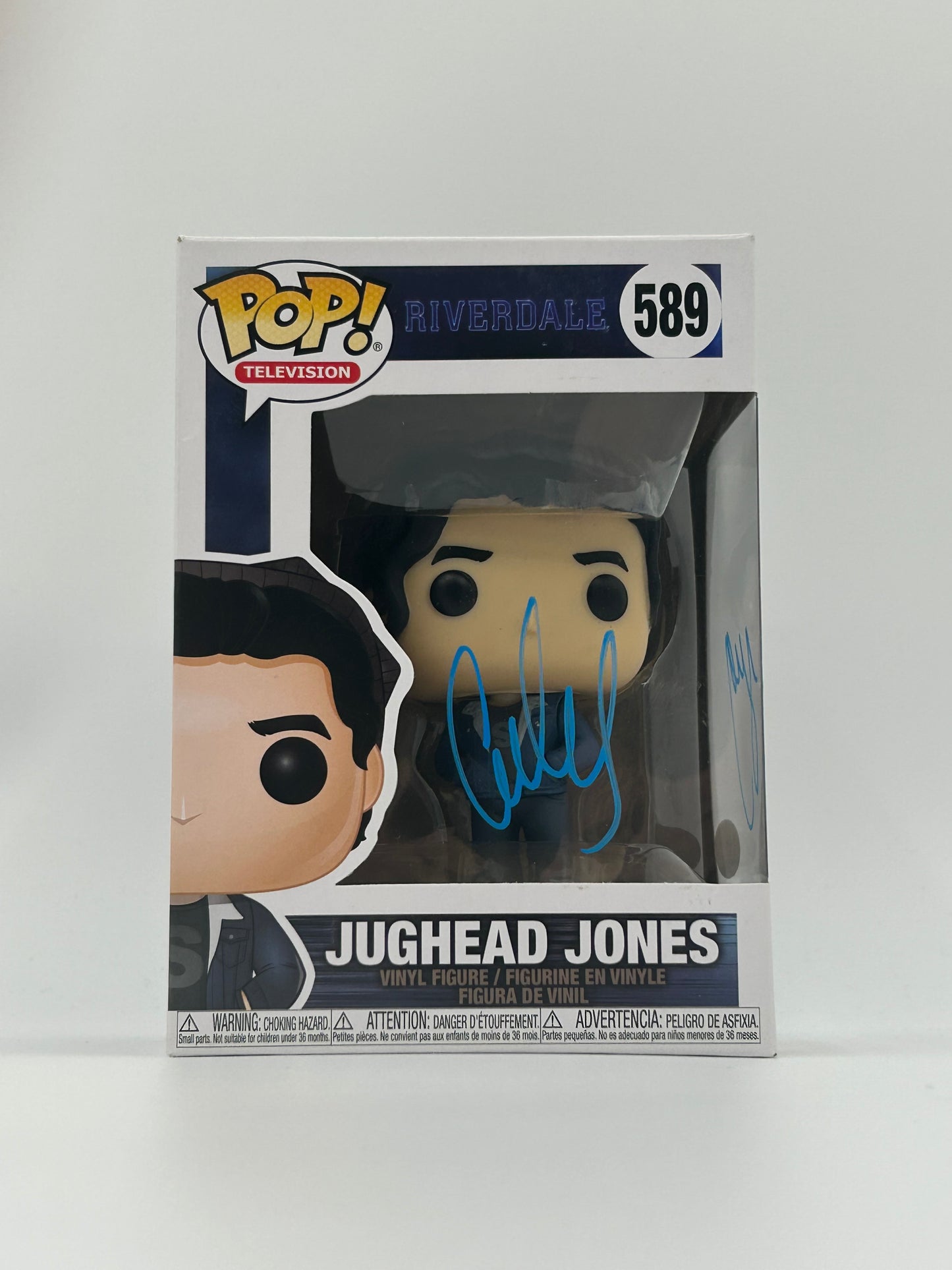 Cole Sprouse Signed And Inscribed "Jug" Jughead Jones "Riverdale" #589 Funko Pop! Vinyl Figure (JSA Witnessed) (See Description)