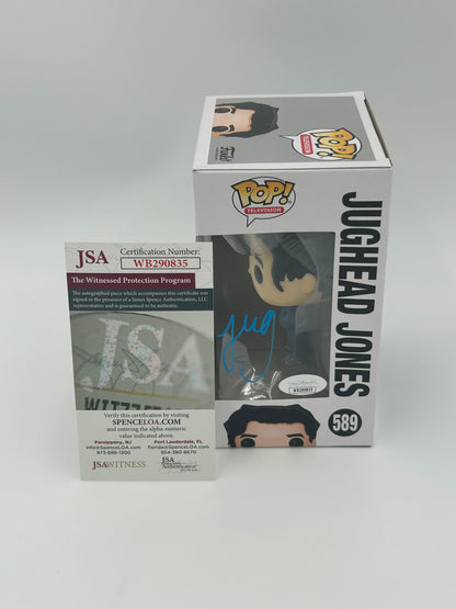 Cole Sprouse Signed And Inscribed "Jug" Jughead Jones "Riverdale" #589 Funko Pop! Vinyl Figure (JSA Witnessed) (See Description)