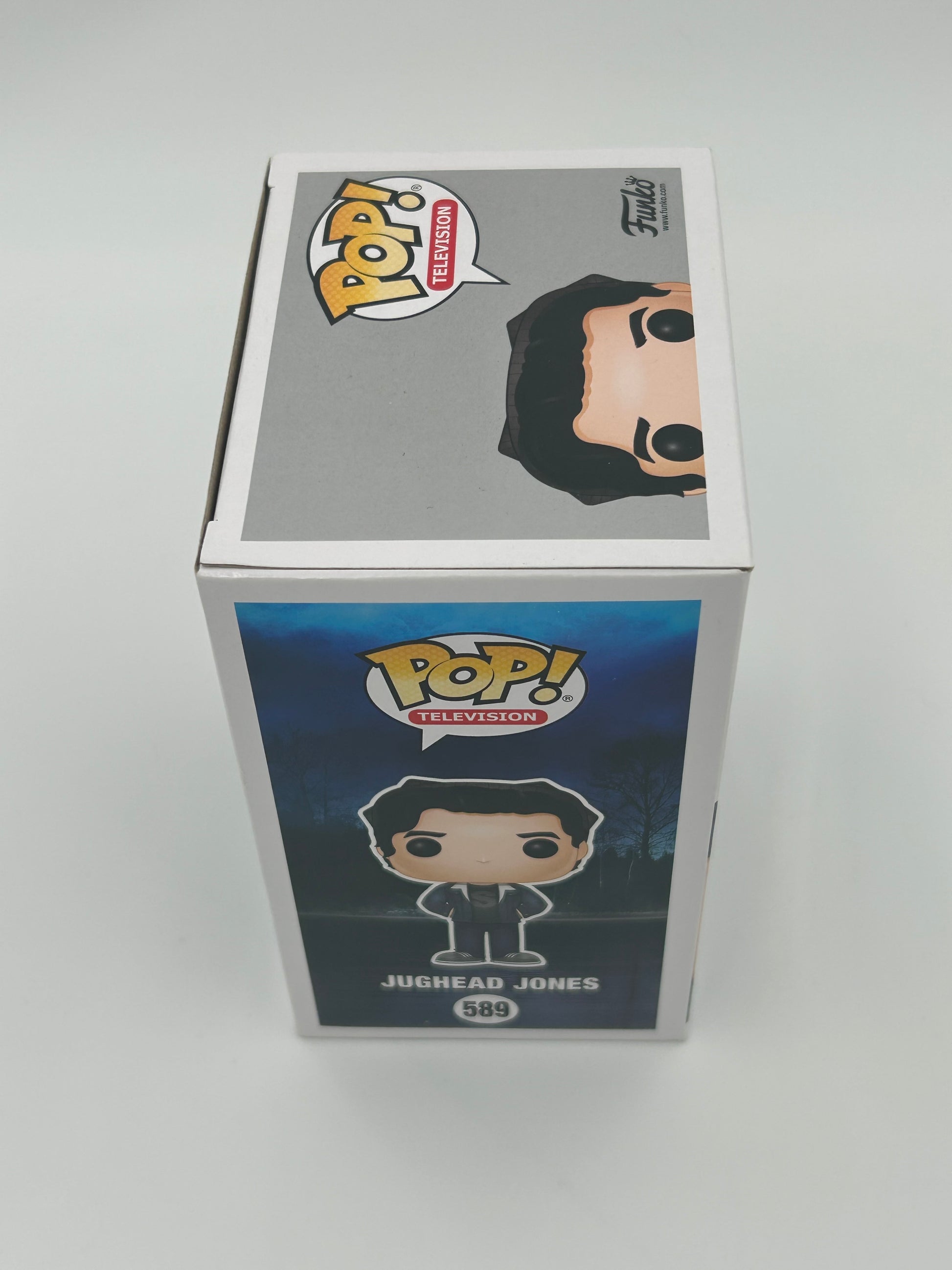 Photo of Cole Sprouse Signed And Inscribed "Jug" Jughead Jones "Riverdale" #589 Funko Pop! Vinyl Figure (JSA Witnessed) (See Description) at InkedAuction.com.