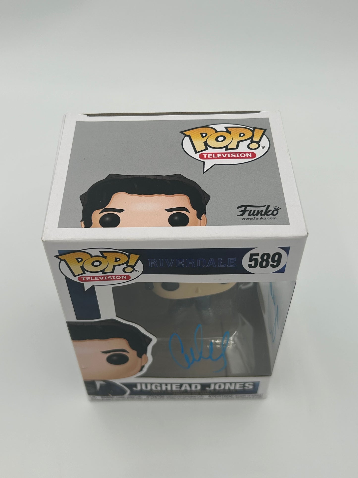 Cole Sprouse Signed And Inscribed "Jug" Jughead Jones "Riverdale" #589 Funko Pop! Vinyl Figure (JSA Witnessed) (See Description)