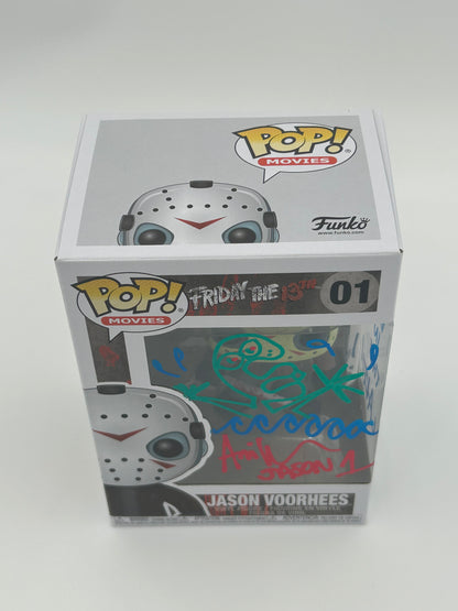 Ari Lehman Signed, Sketch, And Inscribed "The Boy In The Lake" Jason Voorhees "Friday The 13th" #01 Funko Pop! Vinyl Figure (JSA)