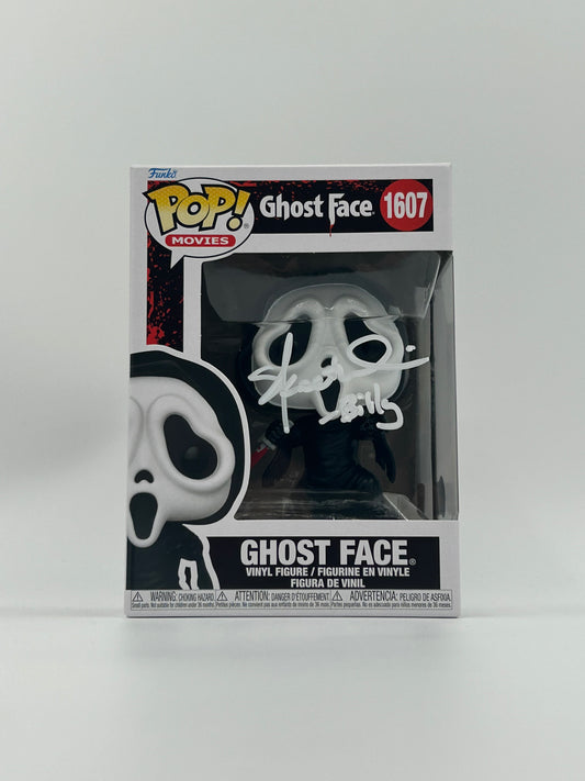 Skeet Ulrich Signed And Inscribed "Billy" Ghostface "SCREAM" #1607 Funko Pop! Vinyl Figure (Beckett Witnessed)