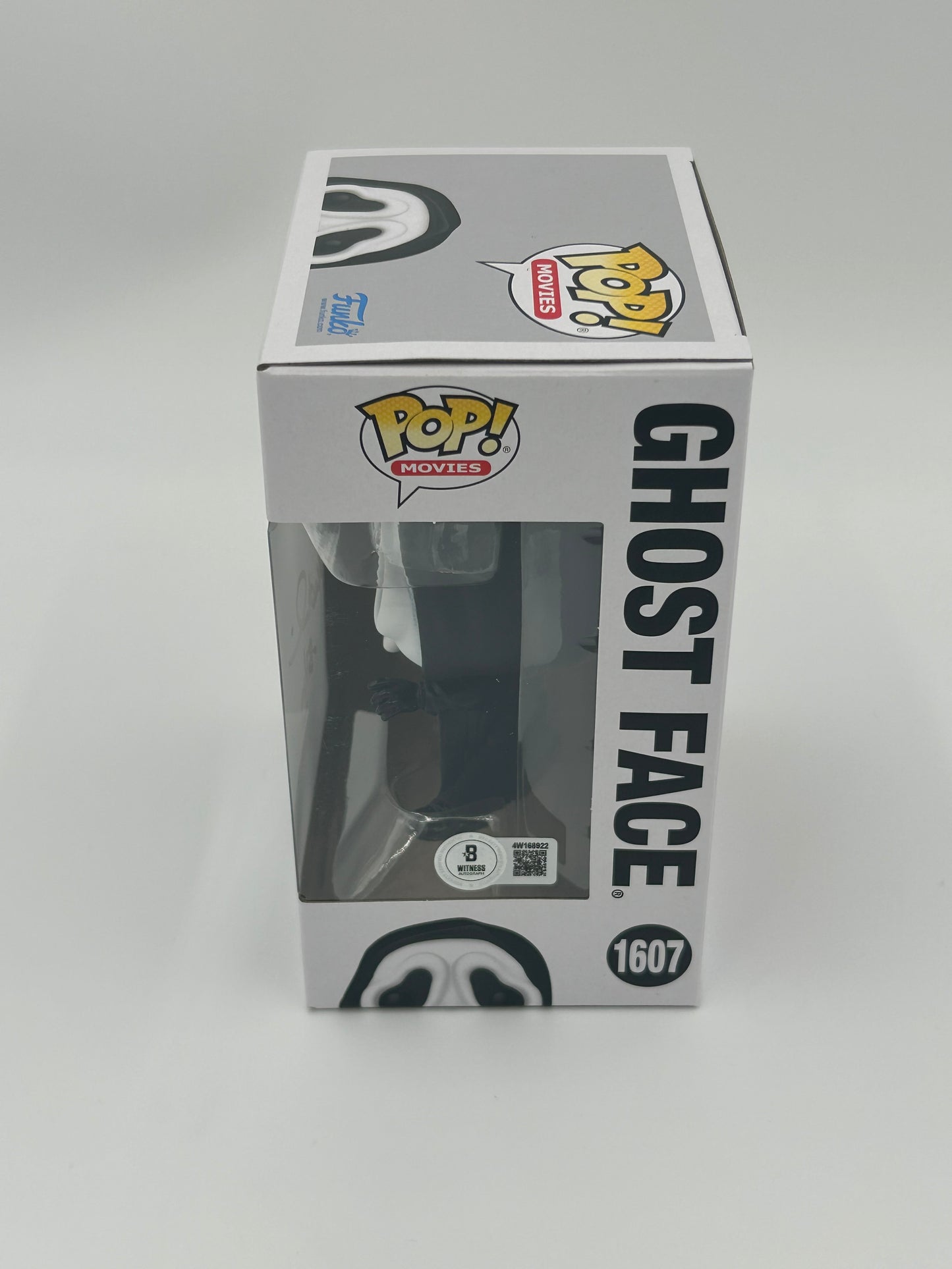 Skeet Ulrich Signed And Inscribed "Billy" Ghostface "SCREAM" #1607 Funko Pop! Vinyl Figure (Beckett Witnessed)