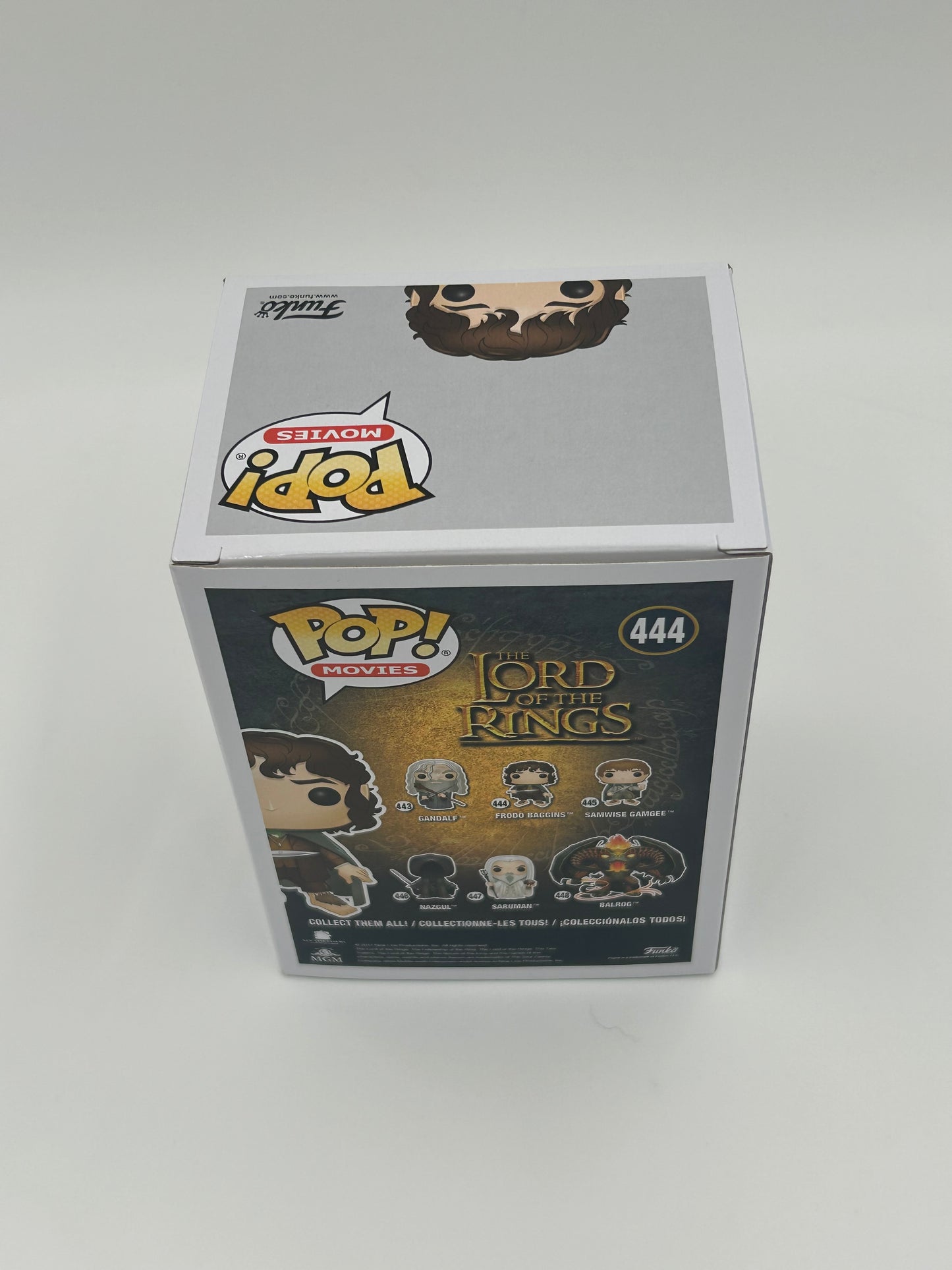 Elijah Wood Signed Frodo Baggins "The Lord of the Rings" #444 Funko Pop! Vinyl Figure (JSA Witnessed)