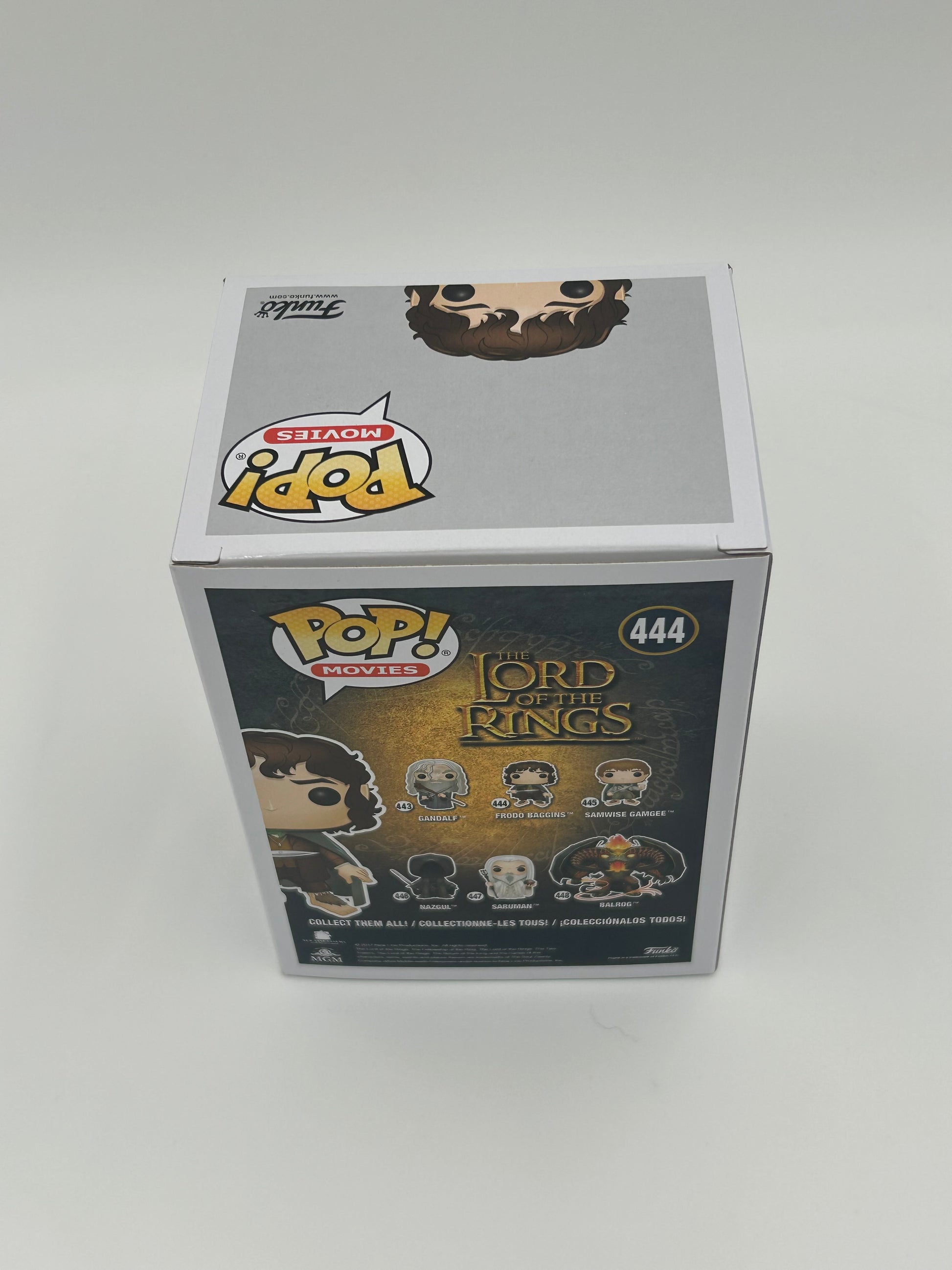 Photo of Elijah Wood Signed Frodo Baggins "The Lord of the Rings" #444 Funko Pop! Vinyl Figure (JSA Witnessed) at InkedAuction.com.