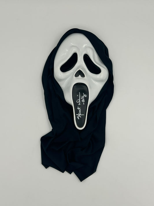 Skeet Ulrich Signed Ghostface Mask Inscribed "Billy" (Beckett)