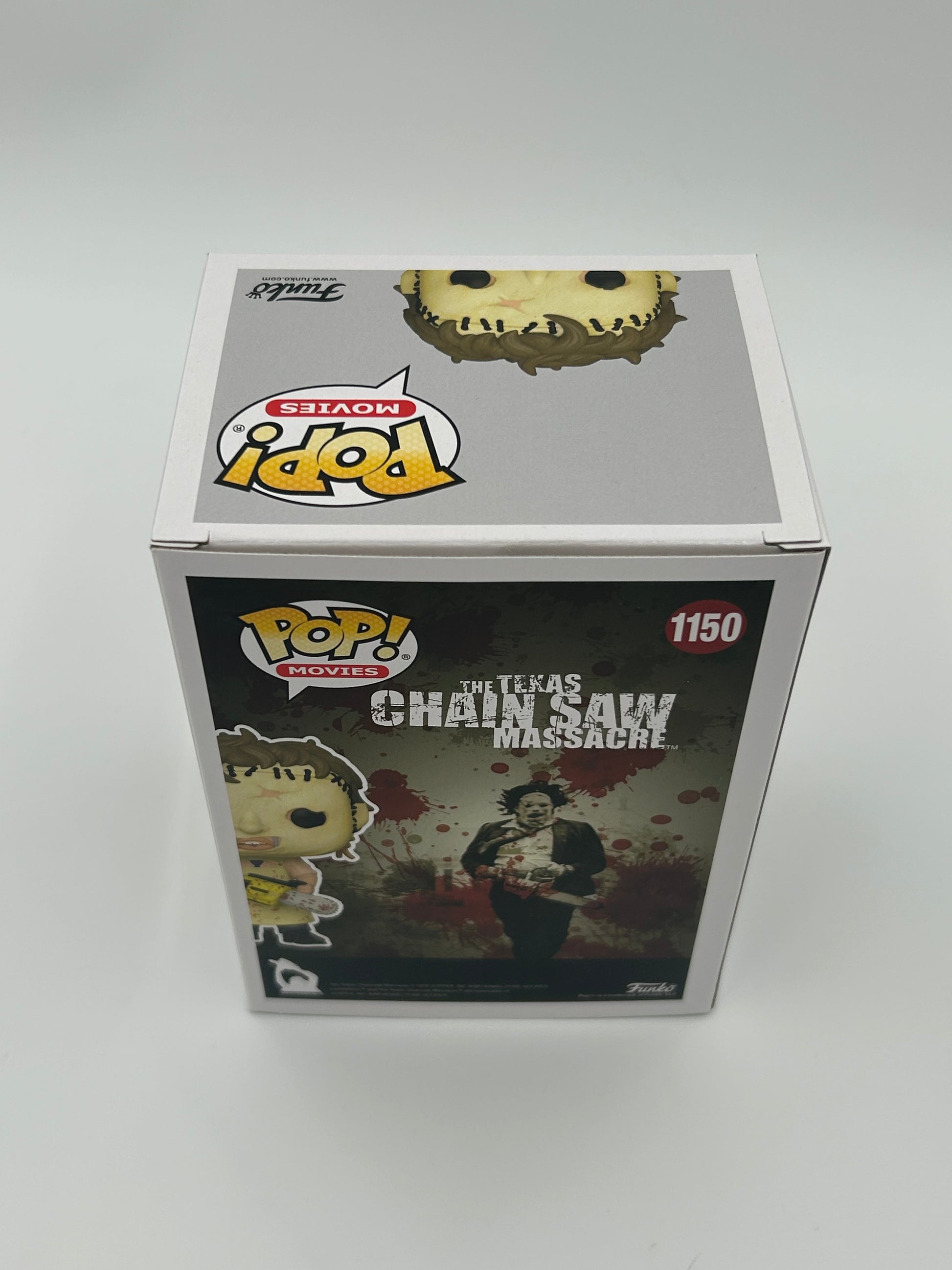 Photo of Mark Burnham Signed And Inscribed "Leatherface" Leatherface "The Texas Chainsaw Massacre" #1150 Funko Pop! Vinyl Figure (JSA) at InkedAuction.com.