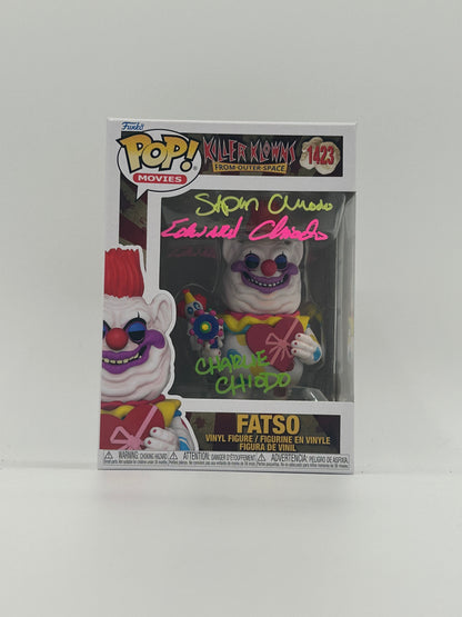 Chiodo Bros Signed Fatso "Killer Klowns From Outer Space" #1423 Funko Pop! Vinyl Figure (JSA Witnessed)