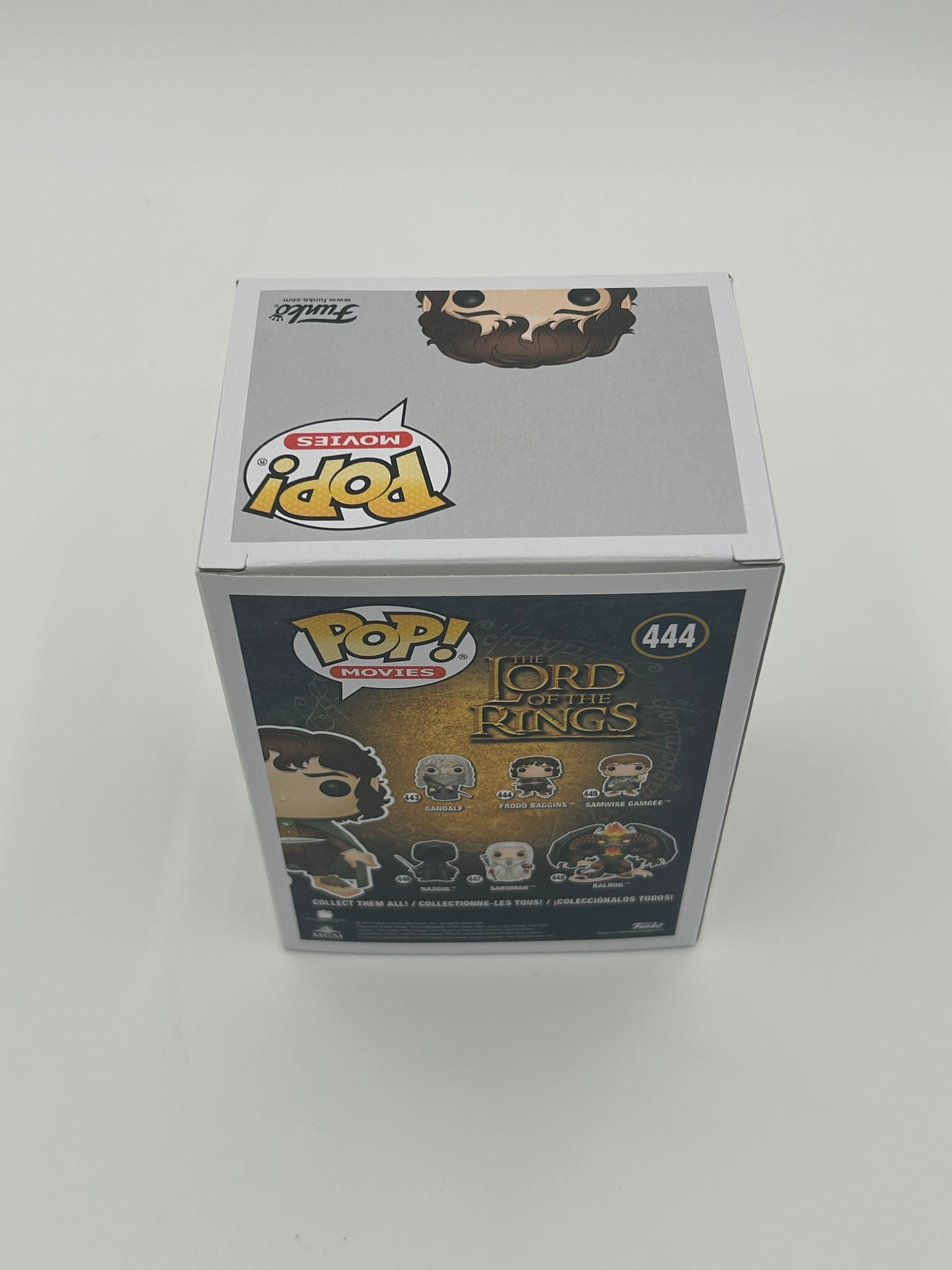 Elijah Wood Signed Frodo Baggins "The Lord of the Rings" #444 Funko Pop! Vinyl Figure (JSA Witnessed)