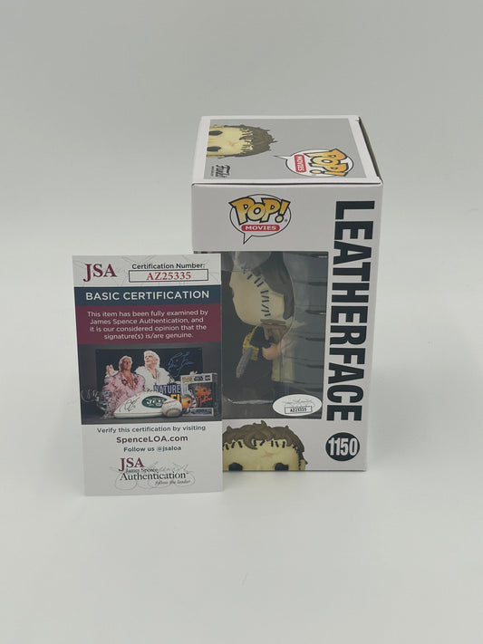 Mark Burnham Signed and Inscribed Leatherface "The Texas Chainsaw Massacre" #1150 Funko Pop! Vinyl Figure (JSA)