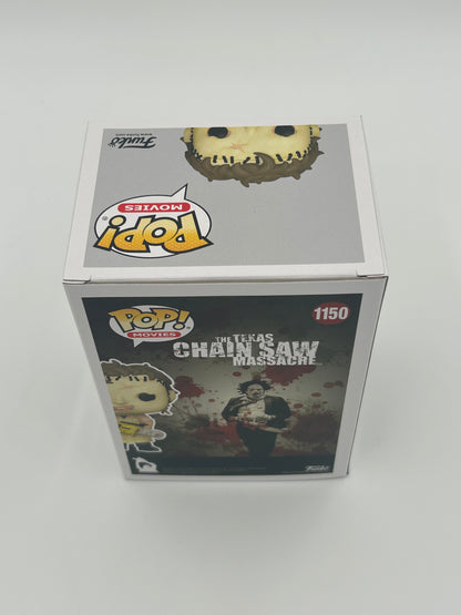 Mark Burnham Signed and Inscribed Leatherface "The Texas Chainsaw Massacre" #1150 Funko Pop! Vinyl Figure (JSA)