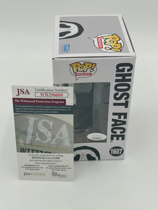 Skeet Ulrich Signed And Inscribed "Billy" Ghostface "SCREAM" #1607 Funko Pop! Vinyl Figure (JSA Witnessed)