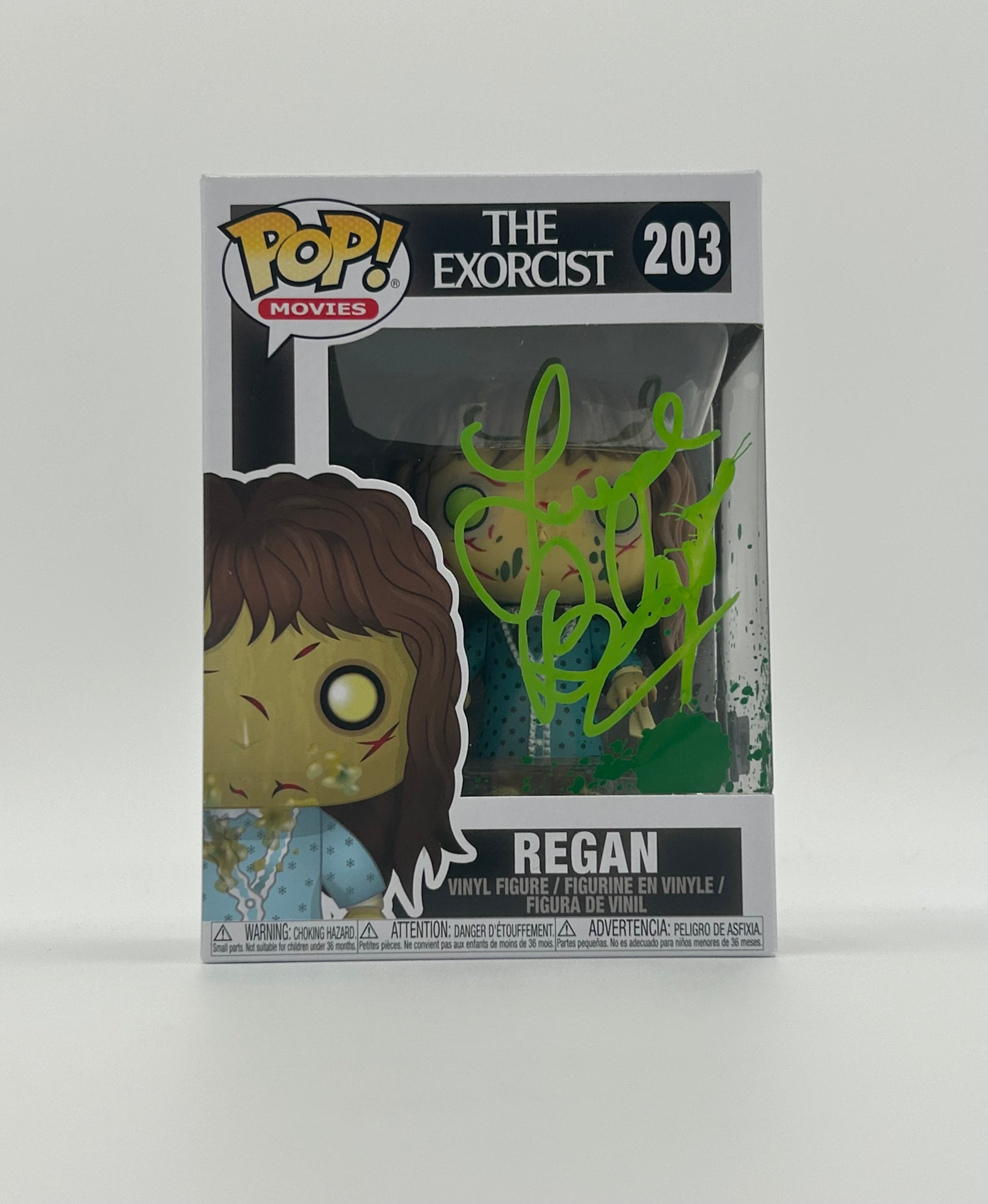 Photo of Linda Blair Signed Regan "The Exorcist" #203 Funko Pop! Vinyl Figure (OC Celebrity Marketing) at InkedAuction.com.