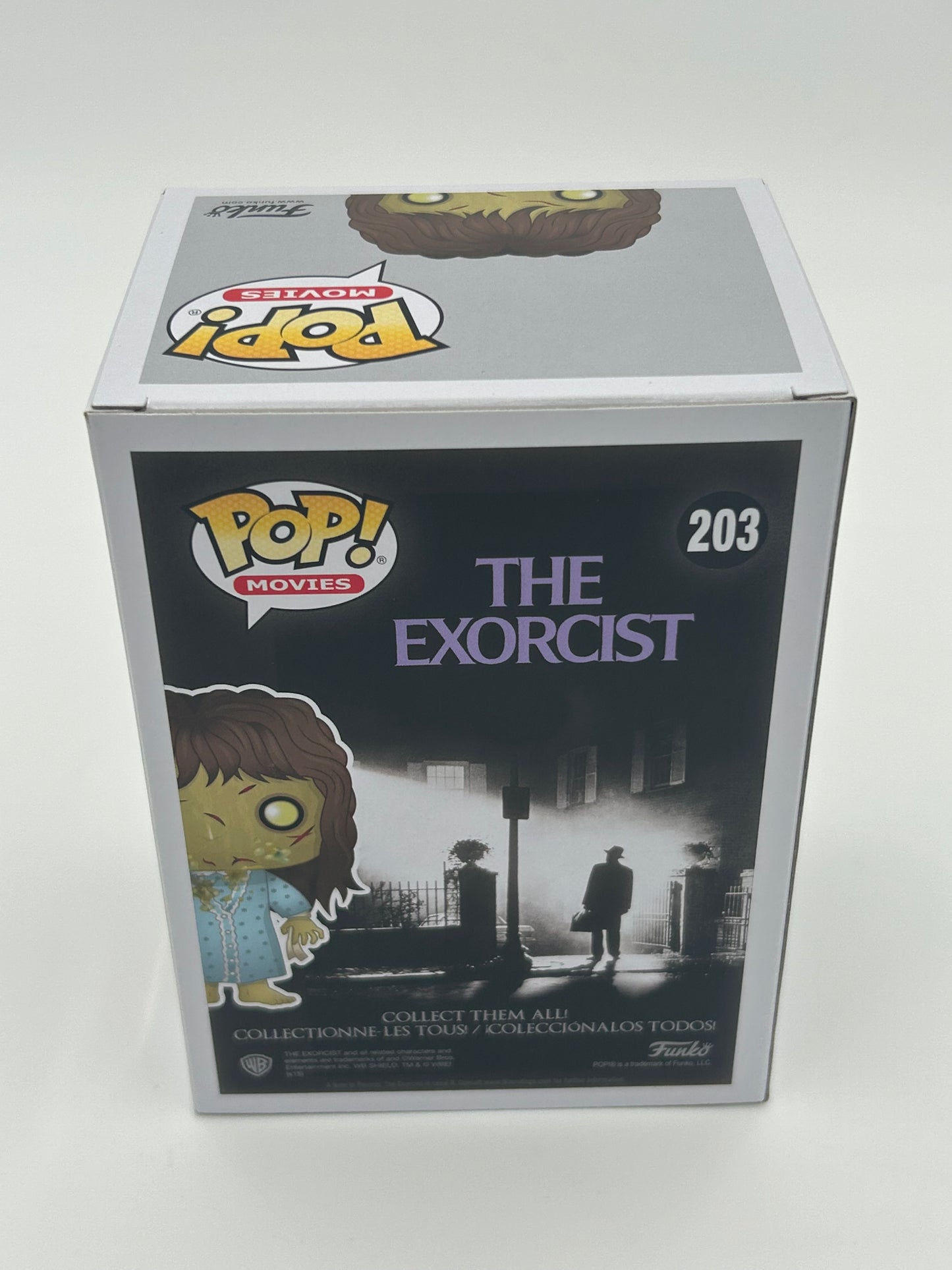 Linda Blair Signed Regan "The Exorcist" #203 Funko Pop! Vinyl Figure (OC Celebrity Marketing)