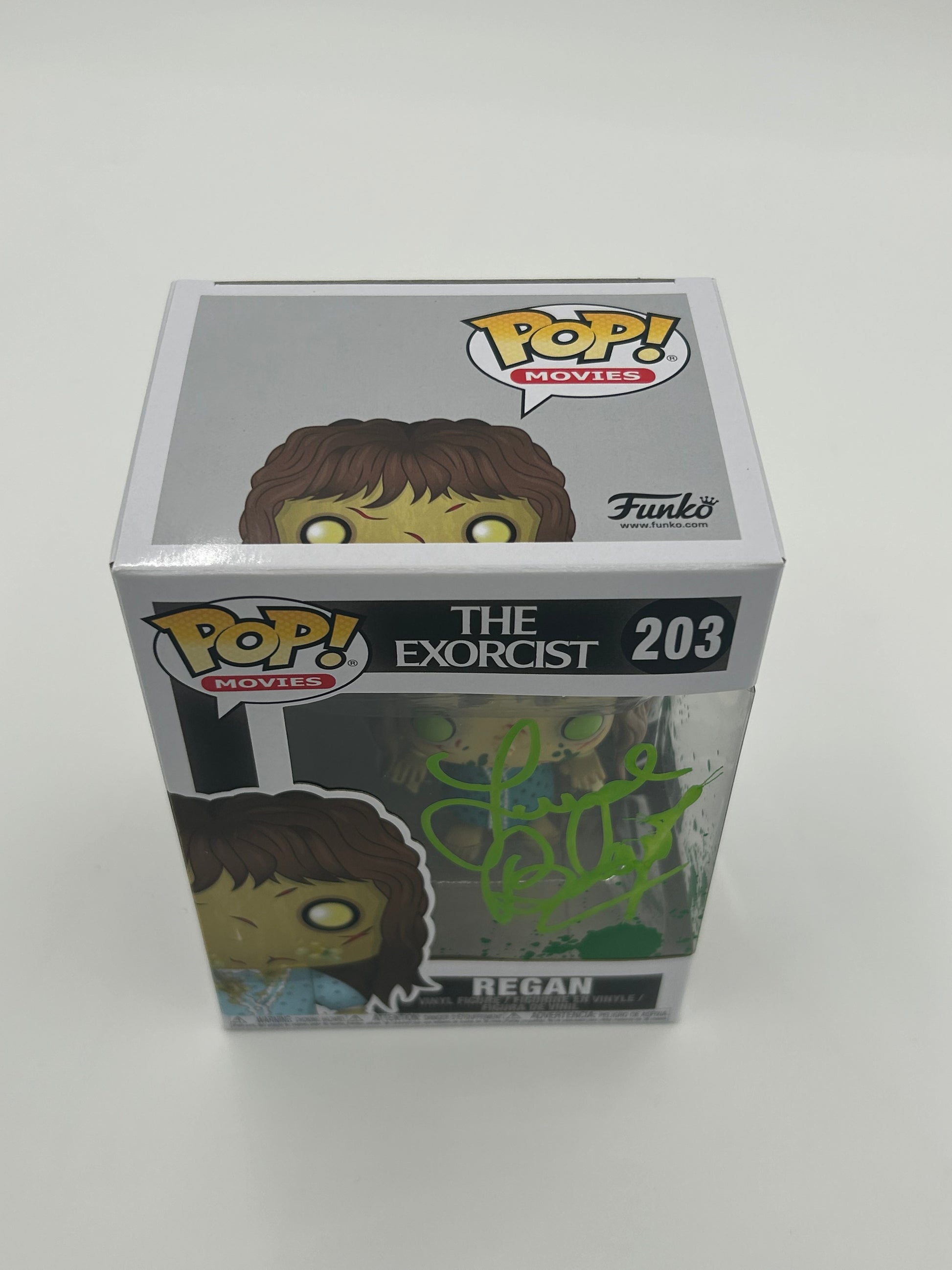 Photo of Linda Blair Signed Regan "The Exorcist" #203 Funko Pop! Vinyl Figure (OC Celebrity Marketing) at InkedAuction.com.